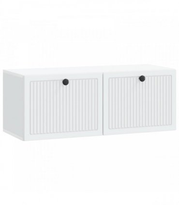 vidaXL Wall-Mounted TV Cabinet White 78.5 x 31 x 30 cm Engineered Wood