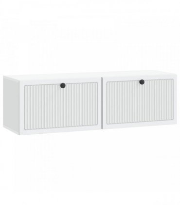 vidaXL Wall-Mounted TV Cabinet White 98 x 31 x 30 cm Engineered Wood