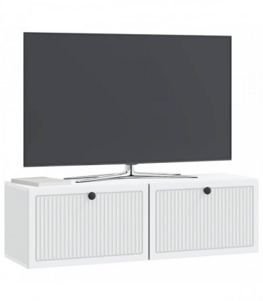 vidaXL Wall-Mounted TV Cabinet White 98 x 31 x 30 cm Engineered Wood