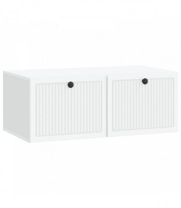 vidaXL Wall-Mounted TV Cabinet White 78.5 x 41 x 30 cm Engineered Wood