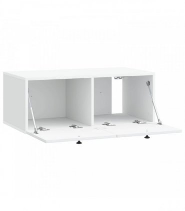 vidaXL Wall-Mounted TV Cabinet White 78.5 x 41 x 30 cm Engineered Wood