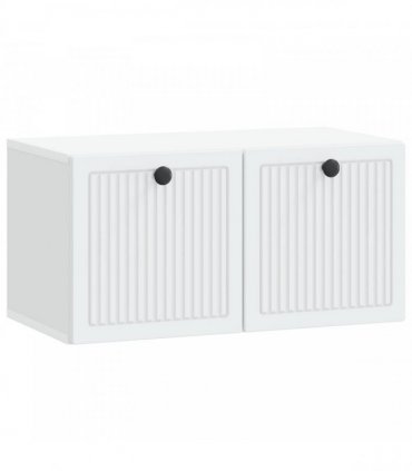 vidaXL Wall-Mounted TV Cabinet White 59.5 x 31 x 30 cm Engineered Wood