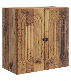 vidaXL Wall-Mounted Cabinet Old Wood 59 x 31 x 60 cm Engineered Wood — V0672202970