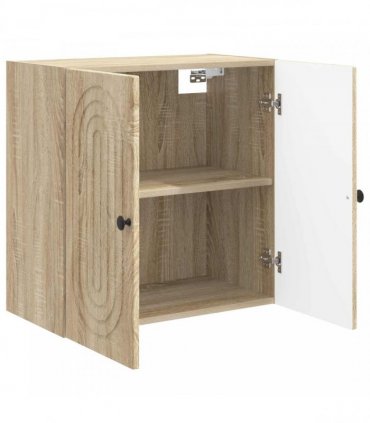 vidaXL Wall-Mounted Cabinet Sonoma Oak 59 x 31 x 60 cm Engineered Wood — V0672202971