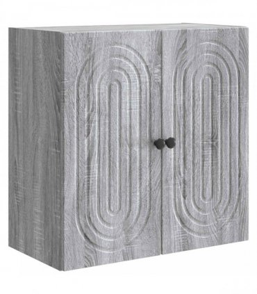 vidaXL Wall-Mounted Cabinet Grey Sonoma 59 x 31 x 60 cm — V0672202972