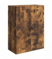 vidaXL Wall-Mounted Cabinet Smoked Oak 66 x 34.5 x 90 cm — V0672202973