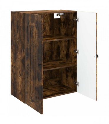 vidaXL Wall-Mounted Cabinet Smoked Oak 66 x 34.5 x 90 cm — V0672202973