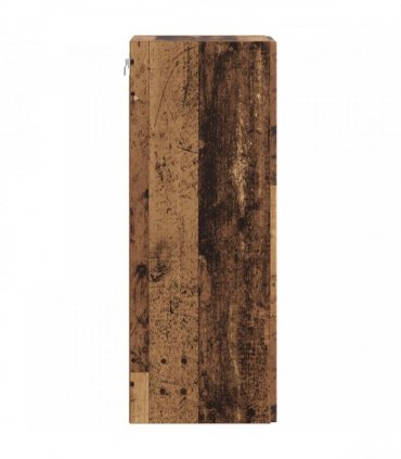 vidaXL Wall-Mounted Cabinet Old Wood 66 x 34.5 x 90 cm Engineered Wood — V0672202974