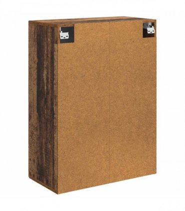 vidaXL Wall-Mounted Cabinet Old Wood 66 x 34.5 x 90 cm Engineered Wood — V0672202974