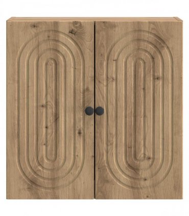 vidaXL Wall-Mounted Cabinet Artisan Oak 59 x 31 x 60 cm — V0672202976