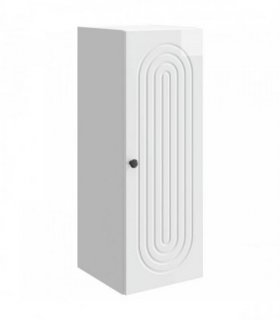 vidaXL Wall-Mounted Cabinet High Gloss White 33 x 34.5 x 90 cm — V0672202978