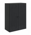 vidaXL Wall-Mounted Cabinet Black 66 x 34.5 x 90 cm Engineered Wood — V0672202979