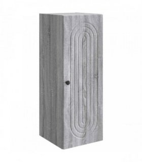 vidaXL Wall-Mounted Cabinet Grey Sonoma 33 x 34.5 x 90 cm — V0672202980