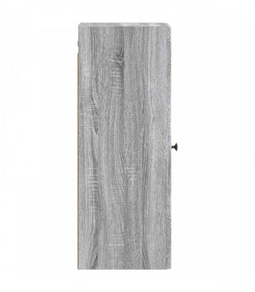vidaXL Wall-Mounted Cabinet Grey Sonoma 33 x 34.5 x 90 cm — V0672202980