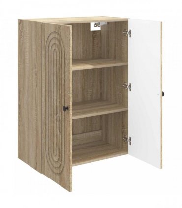 vidaXL Wall-Mounted Cabinet Sonoma Oak 66 x 34.5 x 90 cm — V0672202981