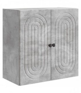 vidaXL Wall-Mounted Cabinet Concrete Grey 59 x 31 x 60 cm — V0672202983