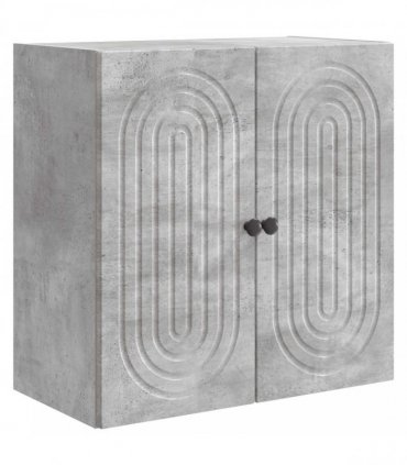 vidaXL Wall-Mounted Cabinet Concrete Grey 59 x 31 x 60 cm — V0672202983
