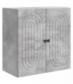 vidaXL Wall-Mounted Cabinet Concrete Grey 59 x 31 x 60 cm — V0672202983