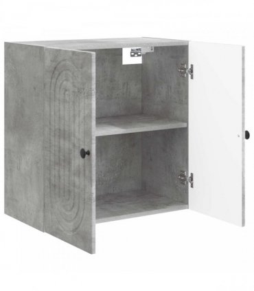 vidaXL Wall-Mounted Cabinet Concrete Grey 59 x 31 x 60 cm — V0672202983
