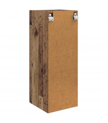 vidaXL Wall-Mounted Cabinet Old Wood 33 x 34.5 x 90 cm Engineered Wood — V0672202987
