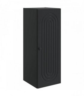 vidaXL Wall-Mounted Cabinet Black 33 x 34.5 x 90 cm Engineered Wood — V0672202988