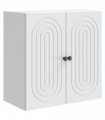 vidaXL Wall-Mounted Cabinet White 59 x 31 x 60 cm Engineered Wood — V0672202989
