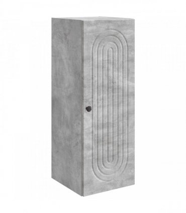 vidaXL Wall-Mounted Cabinet Concrete Grey 33 x 34.5 x 90 cm — V0672202993