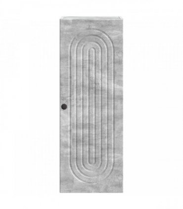 vidaXL Wall-Mounted Cabinet Concrete Grey 33 x 34.5 x 90 cm — V0672202993
