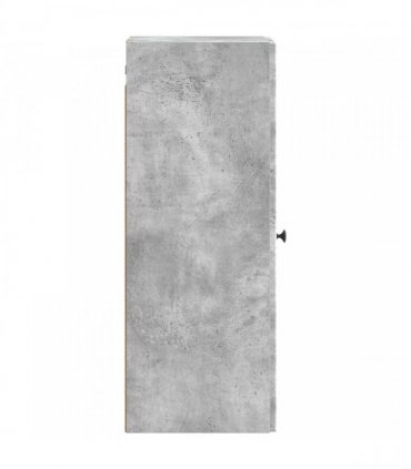 vidaXL Wall-Mounted Cabinet Concrete Grey 33 x 34.5 x 90 cm — V0672202993
