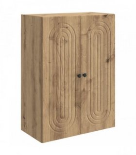 vidaXL Wall-Mounted Cabinet Artisan Oak 66 x 34.5 x 90 cm — V0672202994
