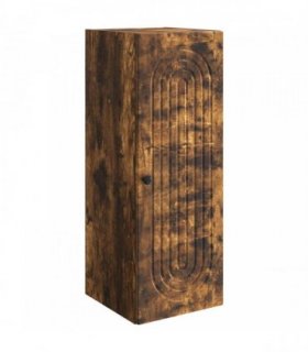 vidaXL Wall-Mounted Cabinet Smoked Oak 33 x 34.5 x 90 cm — V0672202995