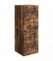 vidaXL Wall-Mounted Cabinet Smoked Oak 33 x 34.5 x 90 cm — V0672202995