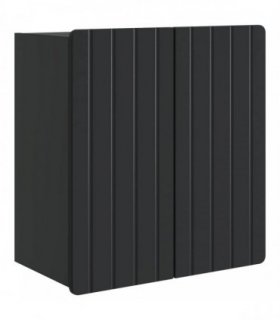 vidaXL Wall-Mounted Cabinet Black 59 x 31 x 64 cm Engineered Wood