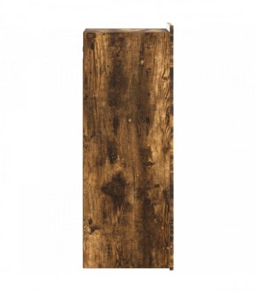 vidaXL Wall-Mounted Cabinet Smoked Oak 33 x 34.5 x 94 cm