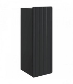 vidaXL Wall-Mounted Cabinet Black 33 x 34.5 x 94 cm Engineered Wood