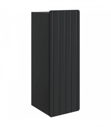 vidaXL Wall-Mounted Cabinet Black 33 x 34.5 x 94 cm Engineered Wood