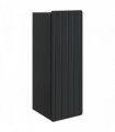 vidaXL Wall-Mounted Cabinet Black 33 x 34.5 x 94 cm Engineered Wood