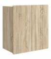 vidaXL Wall-Mounted Cabinet Sonoma Oak 59 x 31 x 64 cm Engineered Wood