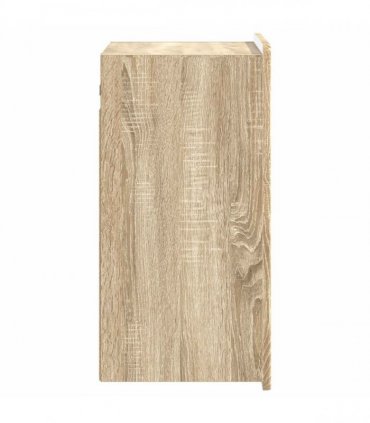 vidaXL Wall-Mounted Cabinet Sonoma Oak 59 x 31 x 64 cm Engineered Wood