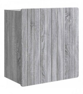 vidaXL Wall-Mounted Cabinet Grey Sonoma 59 x 31 x 64 cm