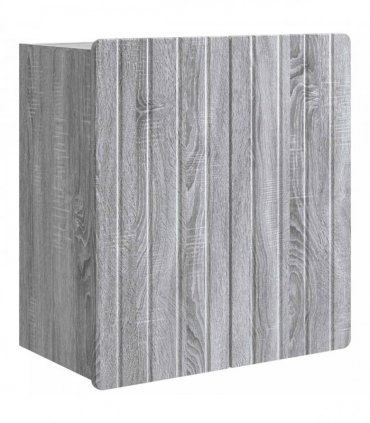 vidaXL Wall-Mounted Cabinet Grey Sonoma 59 x 31 x 64 cm