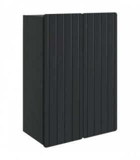 vidaXL Wall-Mounted Cabinet Black 66 x 34.5 x 92 cm Engineered Wood