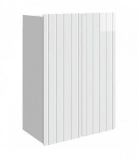 vidaXL Wall-Mounted Cabinet High Gloss White 66 x 34.5 x 92 cm