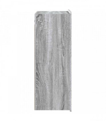 vidaXL Wall-Mounted Cabinet Grey Sonoma 66 x 34.5 x 92 cm