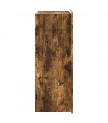 vidaXL Wall-Mounted Cabinet Smoked Oak 66 x 34.5 x 92 cm
