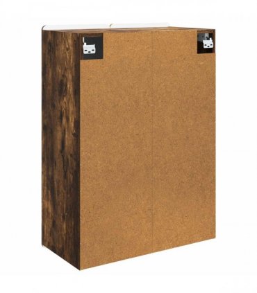 vidaXL Wall-Mounted Cabinet Smoked Oak 66 x 34.5 x 92 cm