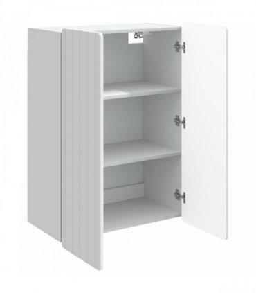 vidaXL Wall-Mounted Cabinet White 66 x 34.5 x 92 cm Engineered Wood