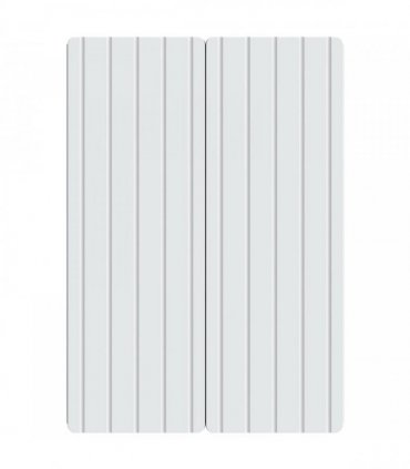 vidaXL Wall-Mounted Cabinet White 66 x 34.5 x 92 cm Engineered Wood