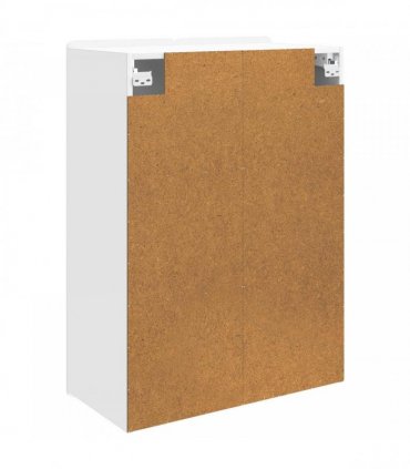 vidaXL Wall-Mounted Cabinet White 66 x 34.5 x 92 cm Engineered Wood