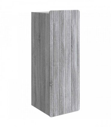 vidaXL Wall-Mounted Cabinet Grey Sonoma 33 x 34.5 x 94 cm